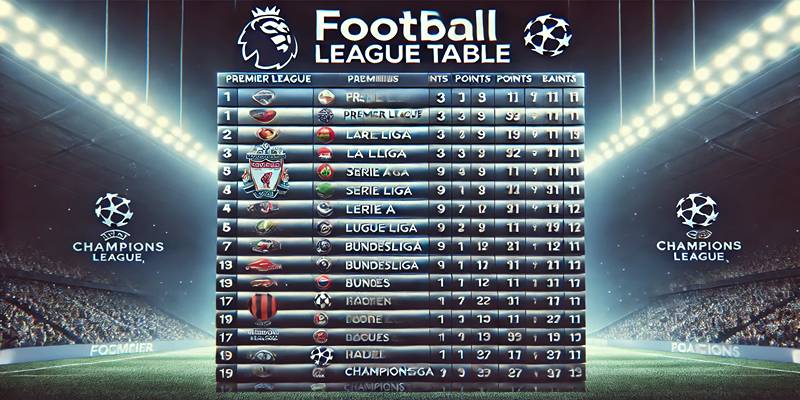 Bảng xếp hạng bóng đá OK9 cập nhật kết quả và thứ hạng chính xác